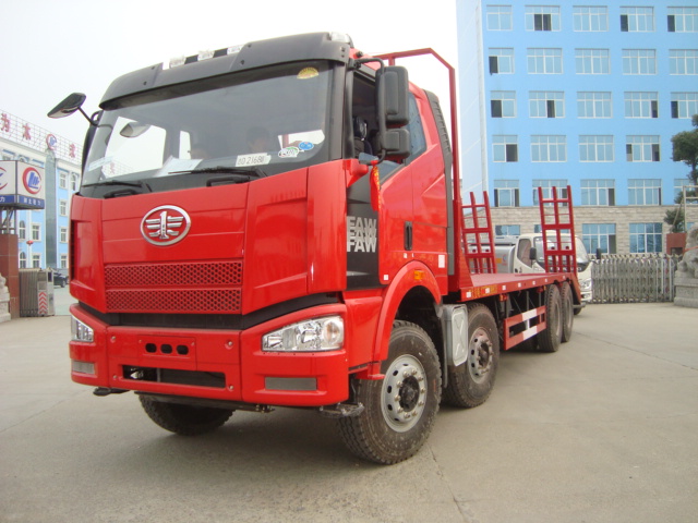 解放國四前4后8平板運輸車配置與價格解析